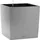 Cube 40 39 x 39 x 40 cm Silber metallic