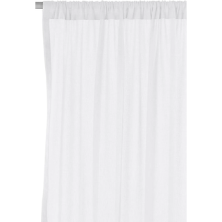 Vorhang "Lanea" Gr. 4, weiß, B:135cm H:245cm, Baumwolle, Polyester, LEGER HOME BY LENA GERCKE, Gardinen, Vorhang, Leinenoptik, 1 Schal, verschiedene Größen