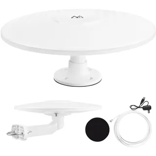 Maclean DVB-T/T2 HEVC Rundstrahlantenne aktiv Camper zentrale Kabelbefestigung MCTV-104