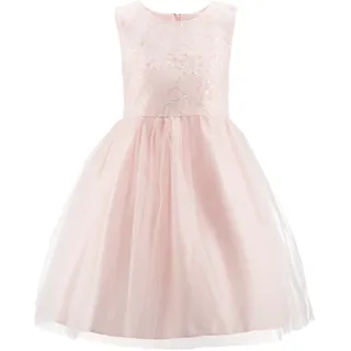 Sommerkleid HAPPY GIRLS "Mädchenkleid", Mädchen, Gr. 146, EURO-Größen, rose, Stoff, 100% Polyester, normal, Kleider Sommerkleid