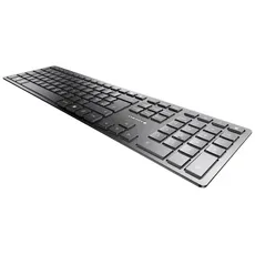 Cherry KW 9100 SLIM - Tastaturen - Schweiz - Silber