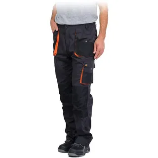 Reis Arbeitshose schwarz mit Kniepolstertaschen, 260g/m2 46