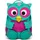 Unisex Kinder AFZ-FAL-002-006 Kinderrucksack, Eule-Türkis