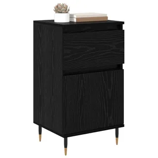 vidaXL Sideboard mit Schubladen Schwarz Eichen-Optik 40 x 35 x 70 cm - Schwarz