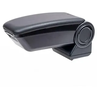 RATI Armster 3 Armest kompatibel mit Skoda Rapid 2013-2019, Kunstleder, Schwarz