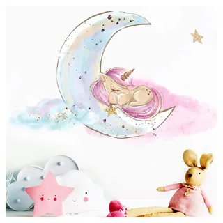 Little Deco Einhorn auf Mond DL207-28