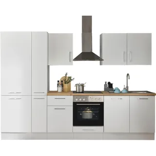 BASIC by Balculina Küchenzeile Turin 300 cm weiß
