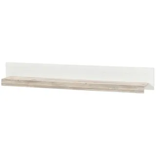 furn.design Wandboard 150 x 20 cm Weiß