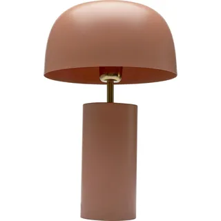 Kare Design Tischleuchte Loungy Terra, Braun, Tischlampe, Stahlgestell, Metall Schirm, kein Leuchtmittel inklusive, E14, Wohnzimmer, moderne Lampe, Designer Leuchte, Pilzlampe