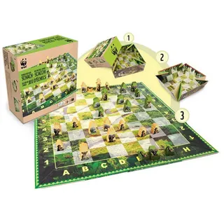 WWF - Schach - Kongo Becken Schachspiel Tierschutz Umweltschutz Spiel 2 Spieler