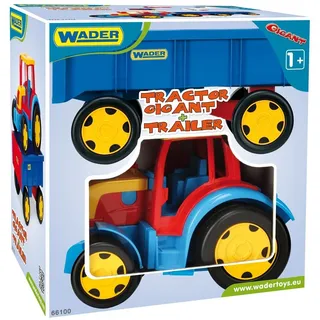 Wader Traktor-Gigant mit Trailer (66100)