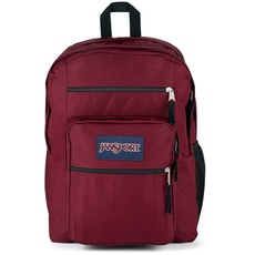 JanSport TDN7 Big Student Rucksack, Russet Red, Einheitsgröße, Laptop-Rucksack – Computertasche mit 2 Fächern