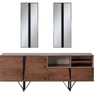 Anrichte Sideboard Schrank Kommode Holzschrank Braun Holz Esszimmer - Braun