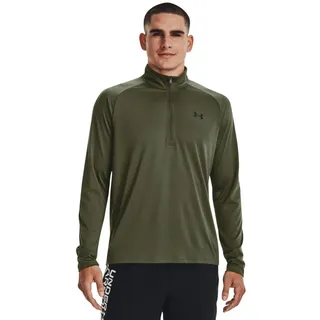 Under Armour UA Tech 2.0 Langarmshirt, mit Zip, marine od green, / Black - 2XL
