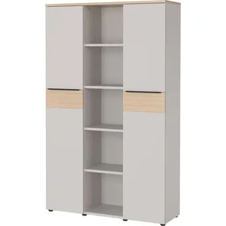 Germania GW-Oviedo Aktenschrank 120 x 40 x 197 cm braun
