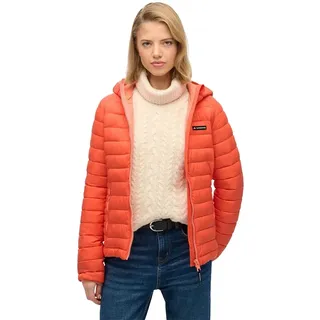 Superdry Fuji Lite Steppjacke - Hot Coral - M