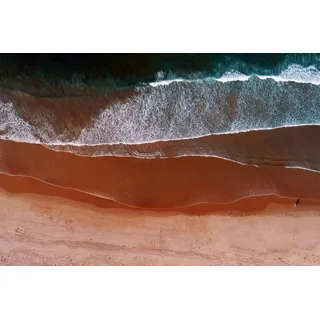 queence Acrylglasbild »Strand« Meer   Meer Bilder   Strand   Strandbilder Fine Art-Print in Galeriequalität, schwarz