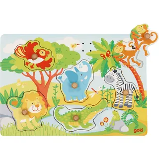GoKi Steckpuzzle Afrikanische Tiere (57398)
