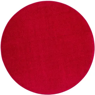 Snapstyle Luna Hochflorteppich 200 x 200 cm Rot
