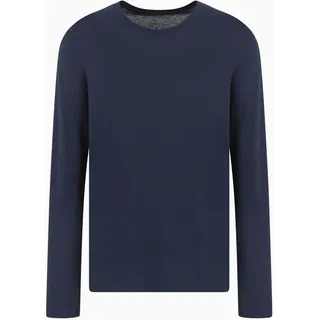 Armani Exchange Herren 8nzm77 Langarmshirt, Blau, M
