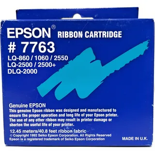 EPSON S015056 7763 ORIGINALBAND FARBE LQ-860/LQ-1060/LQ-2500/LQ2550 [EINE BOX]