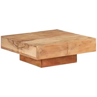vidaXL Couchtisch Braun Akazie 80 x 80 cm