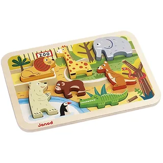 Janod Chunky Puzzle Zoo 7-tlg. J07022