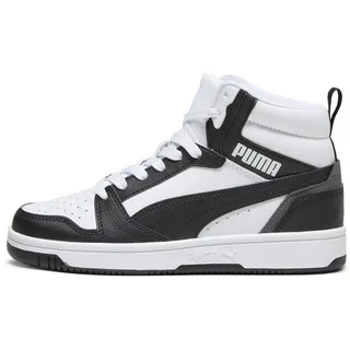 Puma Rebound V6 Mid Kinder Puma White/Black/Shadow Gray 39