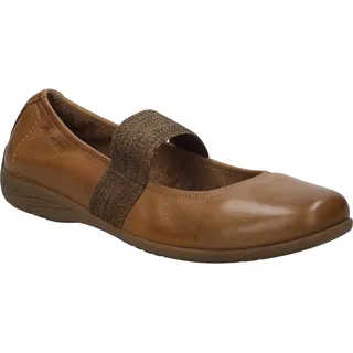 Ballerina JOSEF SEIBEL "Fenja 25, camel", Damen, Gr. 40, braun (camel), Obermaterial: 100% Rindsleder Leather cow., Schuhe Ballerina