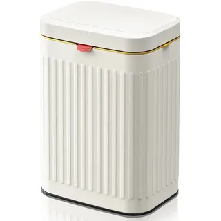 GloDeals Küchenabfalleimer zum Aufhängen, mit Deckel, 2,1 Gallonen, Edelstahl-Mülleimer, Komposteimer, Wandmontage, Innenbereich, Küchenabfalleimer für Schrank, unter der Spüle, Badezimmer (8 l,