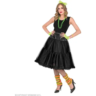 W WIDMANN MILANO Party Fashion - Tüll Petticoat Damen | Ca. 65 cm langer Unterrock für Kleider und Kostüme, Karneval, Rockabilly-, 50er Jahre Mottoparty