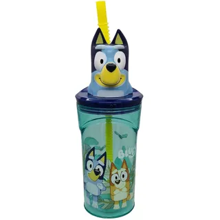 Stor 3D-Glas 360 ml Blau 2 St.