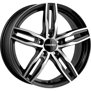 CARMANI 14 Paul 6,5 x 16 5 x 112 ET42 Schwarz Poliert