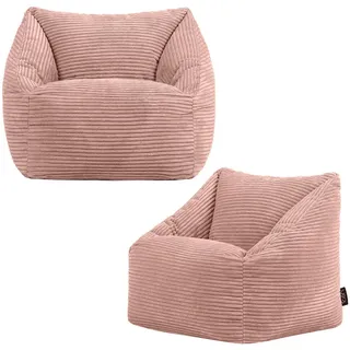 I.C.O.N. Sitzsack Flauschig für Kinder 2-tlg.