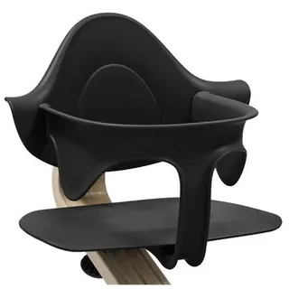 Stokke Stokke Nomi Babyset , Schwarz , Kunststoff , 26x20x27 cm , einfache Montage, abwaschbar, schadstofffrei , Babymöbel & Kindermöbel, Babyzimmer, Hochstühle