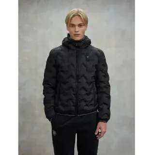 Blauer für Herren. 25WBLUC03233 Piery abgewinkelte Jacke schwarz (S), Lässig, Polyester