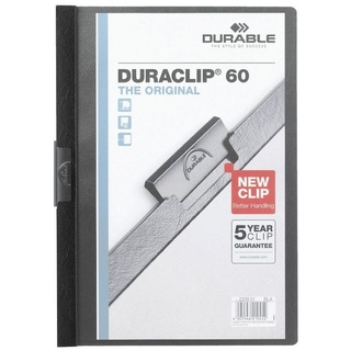 Durable DURACLIP 60 - 2209 220901 DIN A4 schwarz