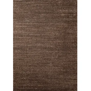 Webteppich , Braun , Textil , Uni , rechteckig , 80x150 cm , Teppiche und Böden, Teppiche, Webteppiche