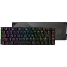 ASUS ROG Falchion MX 65% Wireless RGB Gaming Mechanical Keyboard, Cherry MX Red Switches, PBT Doubleshot Keycaps, Wired / 2.4G Hz, Touch Panel, Keyboard Cover Case, Macro Support-Black, UK Layout