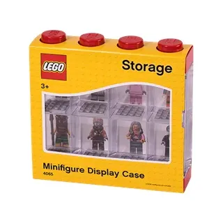 LEGO Minifiguren-Schaukasten für 8 minifiguren, Rot