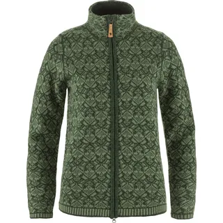 Fjällräven Damen Snow Cardigan Jacke, Deep Forest, XL