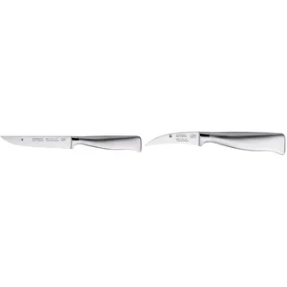 WMF Grand Gourmet Allzweckmesser 23 cm, Performance Cut, Klinge 12 cm & Grand Gourmet Tournier-/ Schälmesser 17,5 cm, Messer geschmiedet, Performance Cut, Spezialklingenstahl, Klinge 7 cm