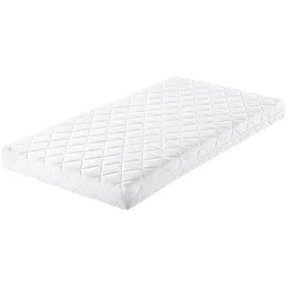 Julius Zöllner Kindermatratze , Weiß , Textil , rechteckig , 60x120 cm , Hohenstein, Made in Germany, Oeko-Tex® Standard 100 , Bezug abnehmbar/waschbar, für Hausstauballergiker geeignet, klimatisierte Belüftungskanäle, optimale Belüftung, atmungsaktiv, schadstoffgeprüft, alternative Größen erhältlich, Wendematratze , Babymöbel & Kindermöbel, Babyzimmer, Babymatratzen