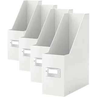 Leitz Click & Store Stehsammler, A4, weiß, 60470001 (Packung mit 4)