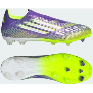F50 League Laceless FG/MG Purple Rush / Cloud White / Lucid Lemon 44