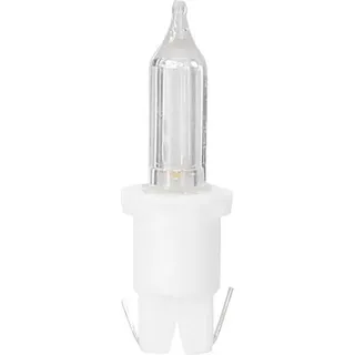 Konstsmide 5063-132 LED Ersatzbirne, 3er-Blister, warm weiß, 3V, 0.06W, weiße Steckfassung