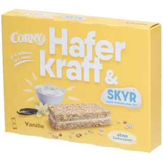 CORNY Haferkraft & SKYR Vanille Müsliriegel 3 Riegel