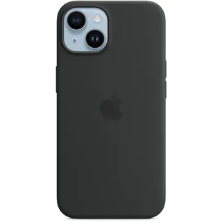 Apple Original iPhone 14 Silikon Case mit MagSafe Mitternacht