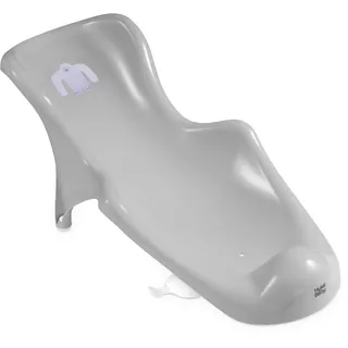 Hylat Baby Badewanneneinsatz Baby - wertvolle Badehilfe für Säuglinge und Babys von Geburt bis ca. 6 Monate, Farbe:grau, Motiv:Yeti, Marke:Hylat Baby