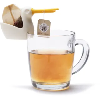 Peleg Design Pelicup: Teebeutelhalter – lustiger Teebeutelhalter in Pelican-Form